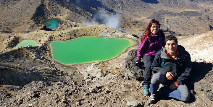 Emerald lakes