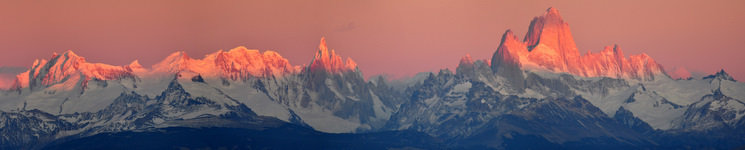 Cerro Torre and Fitz Roy at sunris Cerro Torre and Fitz Roy at sunrise