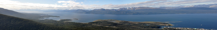 Panorámica del Canal Beagle desde Navarino Panorámica del Canal Beagle desde Navarino